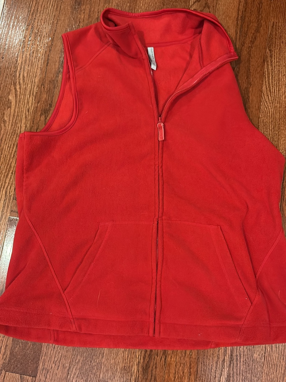 Old Navy Red Fleece Vest